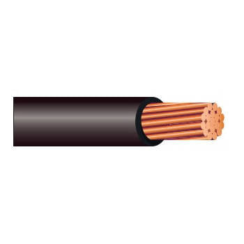 PV #10 19-Stranded Copper Photovoltaic Wire, Single Layer, 600V, Black (500ft Reel)