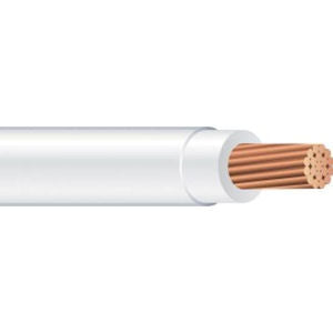 THHN #10 Stranded WHITE Wire, Copper Conductor (500' Spool)