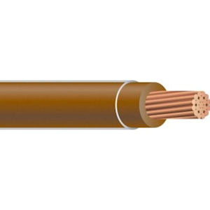 THHN #10 Stranded BROWN Wire, Copper Conductor (500' Spool)