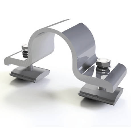 SnapNrack 242-09004 Series-200 Ground Mount System Bonding Pipe Clamp for 1-1/2